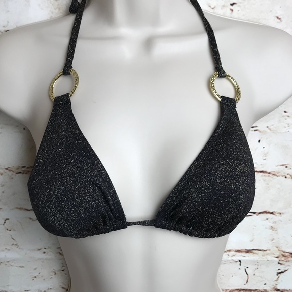 Old Navy Other - Old Navy Bikini top gold details on string